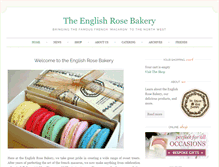 Tablet Screenshot of englishrosebakery.com